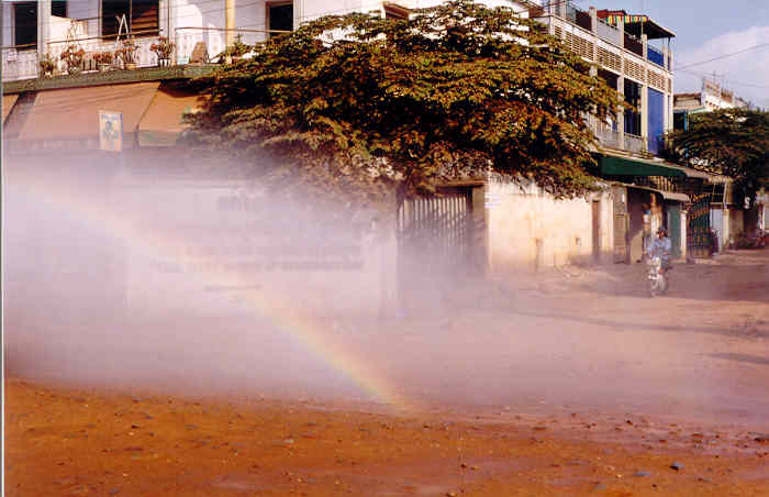 Duhová ulice v Kambodži